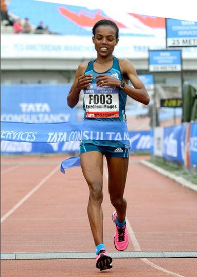 Renner haalt finish Amsterdam Marathon