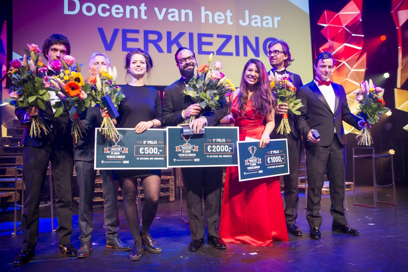 HvA Docent van het Jaar 2017: zeven faculteitswinnaars