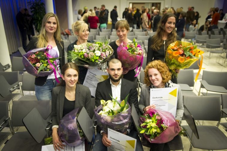groepsfoto scriptieprijs 2014