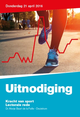 Uitnodiging lectorale rede Kracht van Sport