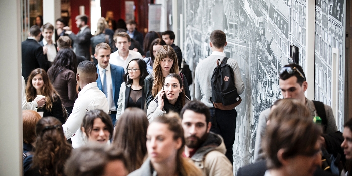 Studenten op International talent Event Amsterdam 2015