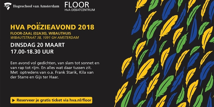 Aankondiging HvA Poëzieavond