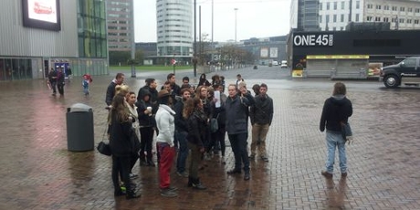 Studenten in Amsterdam Zuidoost
