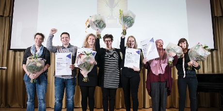 foto genomineerden scriptieprijs 2015