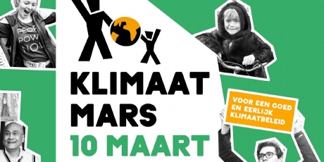 affiche klimaatmars 10 maart