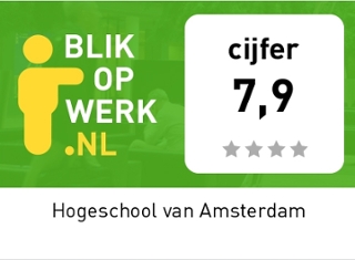 Blik op werk logo keurmerk 7,9