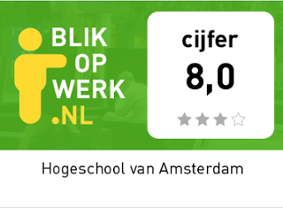 Blik op werk logo keurmerk 7,9