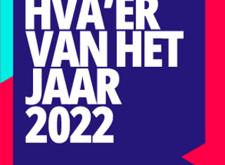 Tegel met de tekst HvA'er van het Jaar 2022
