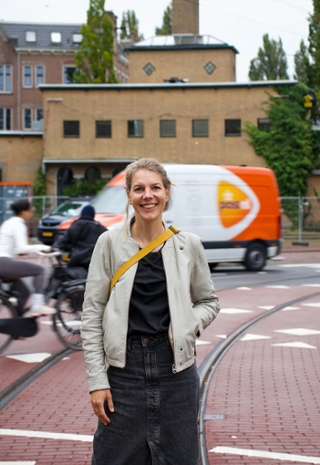 Marije Poel op het Javaplein