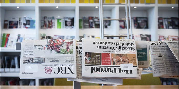 Kranten in de HvA Bibliotheek