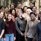 Studenten die meedoen aan het onderzoek naar het bijstandsexperiment van gemeente Amsterdam rondom lector Martha Meerman