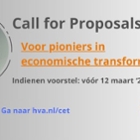 Call for Proposals - CET