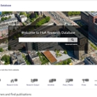 Homepage HvA Research Database