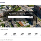 homepage HvA Research Database